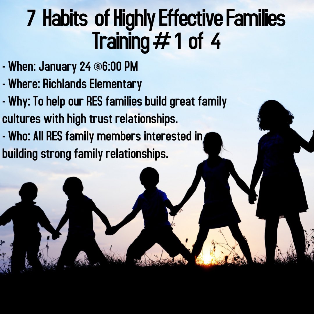 We can't wait to see RES parents on Jan 24!