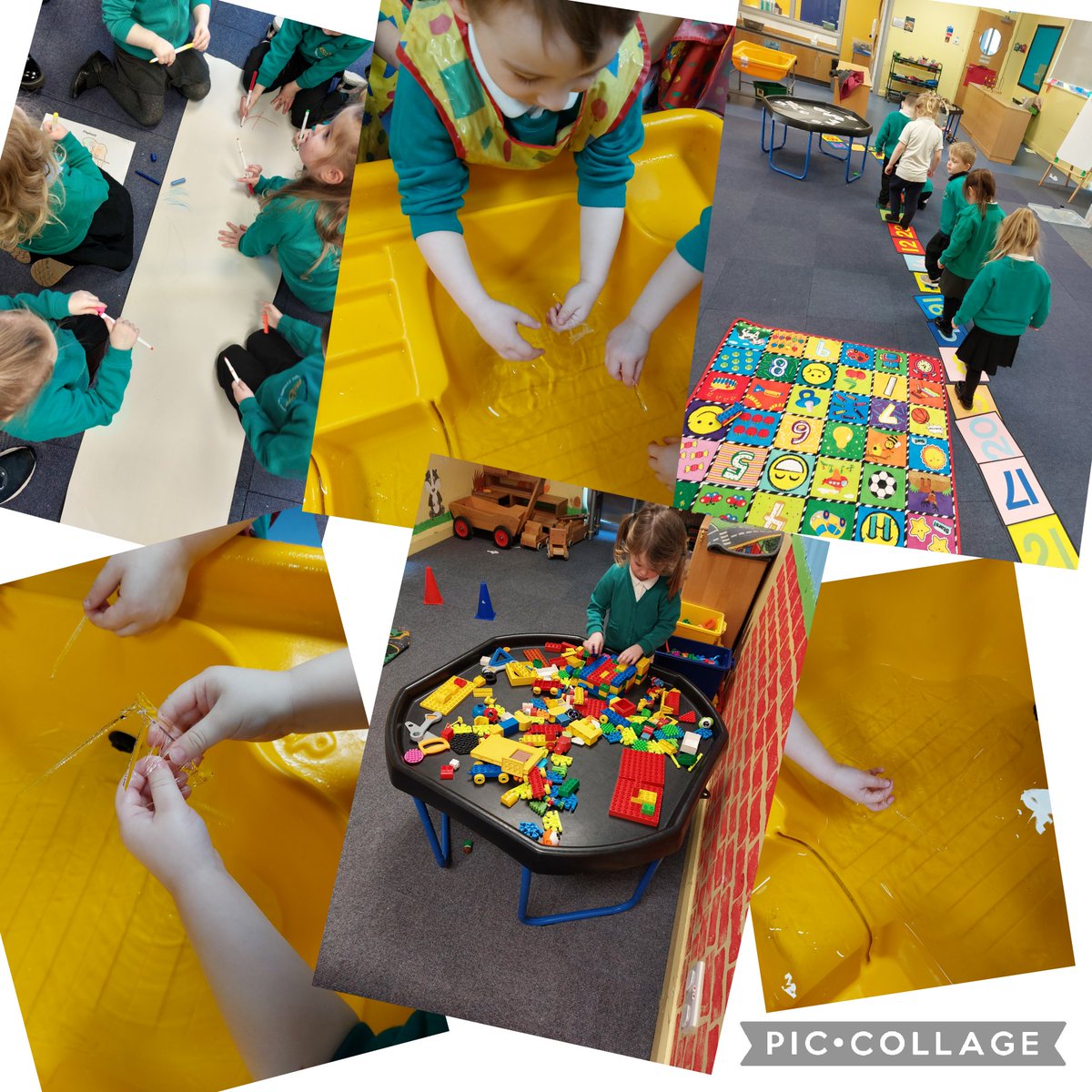 We rounded off the week investigating why the water froze and why it melted. We also made a huge number line to follow with our feet and worked together for collaborative colouring. Have a lovely weekend all. <a href="/UNCRCArticle31/">Article 31</a> <a href="/OgmoreP/">Ogmore Vale Primary</a> #theOVWay