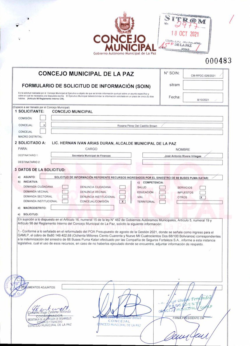 RoxPDC's tweet photo. Señor @LuisRevillaH le adjunto las pruebas que fundamentan mi posición. El señor @ivanariasduran respondió a mi fiscalización señalando que SE GASTARON LOS RECURSOS DE LOS PUMAKATARI, EMERGENTES DEL SEGURO, EN OTRAS COSAS. Amerita que las autoridades llamadas por ley investiguen https://t.co/4DB2lRuImG