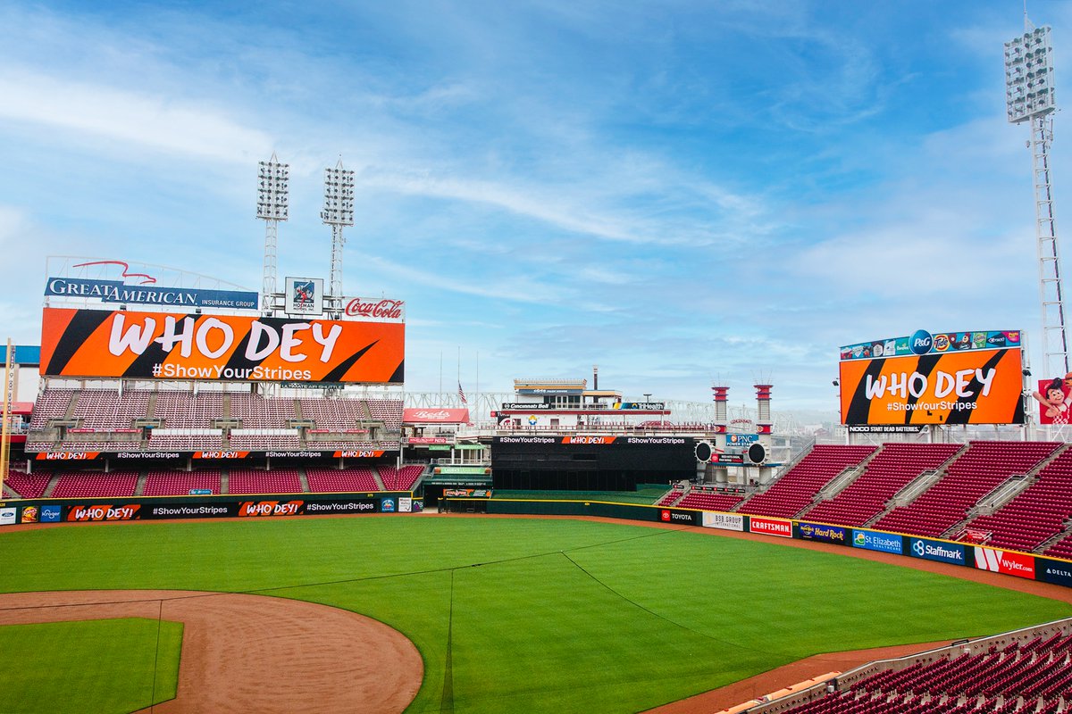 GameDEY in Cincinnati... LET'S GO, <a href="/Bengals/">Cincinnati Bengals</a>❗️

#ShowYourStripes | #RuleThePlayoffs