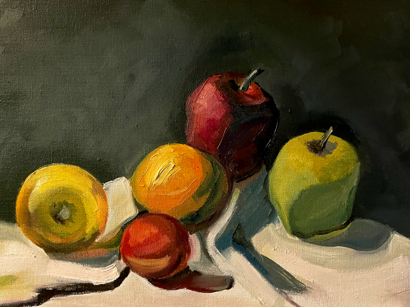 DestinyFFXIV's tweet photo. Original #oilpainting for sale. Accepting offers and will ship for free! DM if interested. :) #art #artistsontwitter #traditionalart #painting #stilllife #ArtForSale #fruits Ty! ^.^ https://t.co/i37FivHwhn