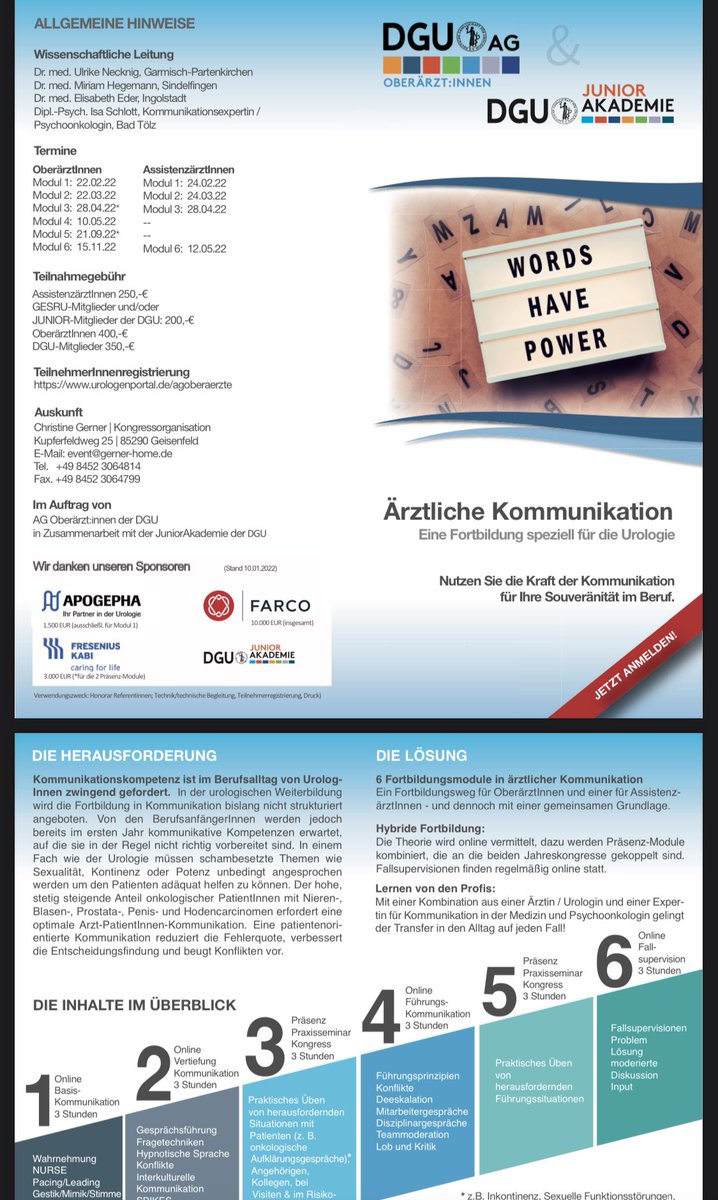 #WordsHavePower Wie geil ist diese Fortbildung bitte⁉️Genau das brauchen wir ‼️ Props #UlrikeNecknig #MiriamHegemann #ElisabethEder <a href="/IsaSchlott/">Isa Schlott</a> <a href="/DGUrologie/">DGU</a> <a href="/GeSRU_de/">GeSRU</a> <a href="/bjae_aerzte/">Bündnis Junge Ärztinnen und Ärzte</a> urologenportal.de/fileadmin/MDB/…