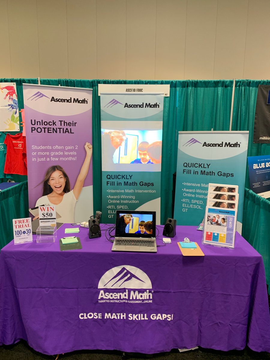 AscendEducation's tweet photo. Prepping for our first in person conference in almost 2 years! Excited to be face to face with educators at the Region 10 &amp; 11 Assessment Conference! 🙂 https://t.co/6HtT6fZIv8