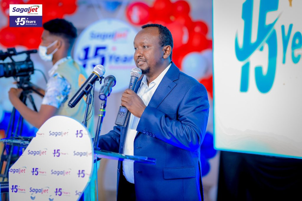 SagaljetCompany's tweet photo. “I’d like to congratulate Sagaljet company for their 15th anniversary, I have been a loyal customer over the years”. 

Abdirahman ali
CEO of Hassi Consulting

#TrustedSince2007
#Sagaljet15Anniversary https://t.co/7maq48vfvT