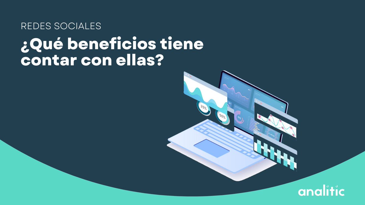 Analitic's tweet photo. Comenzamos el año con los beneficios que tienen las redes sociales tanto para ustedes como para vuestra empresa.

✅ Conócelos en https://t.co/4wK6R9yHN2

#Analitic #SocialListening #SocialIntelligence #SocialAnalytics https://t.co/eR63kgpNvV
