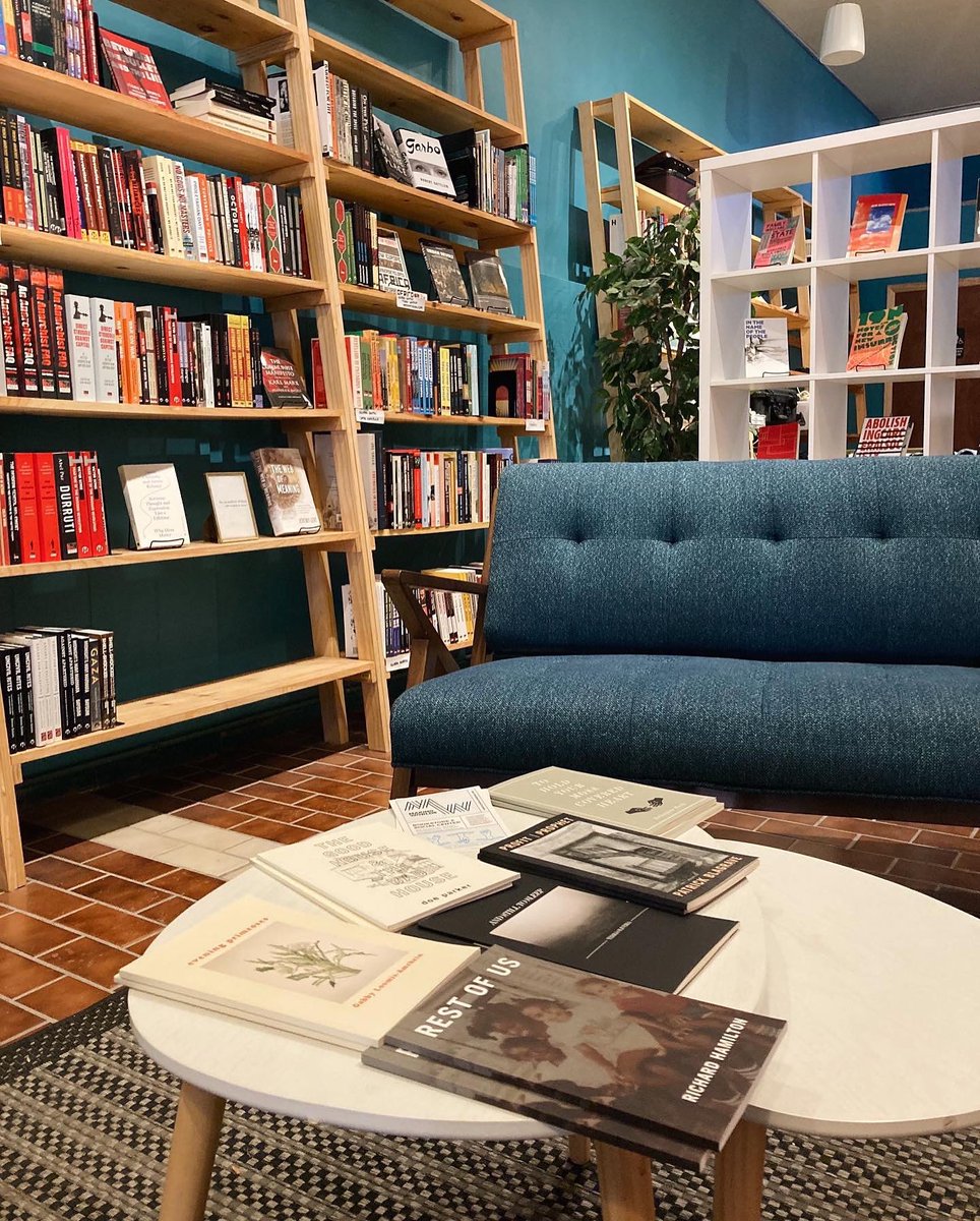 recenterpress's tweet photo. Super thrilled that all of the Recenter Press books are now available at @MakingWorldsBks, an abolitionist bookstore &amp; social center in West Philly. Stop by 210 S 45th St Thurs-Sun from 12-6 to get a copy of our books, @CommonNotions books, and a ton of great literature ✊📚🚩 https://t.co/zmD5BFMxEg
