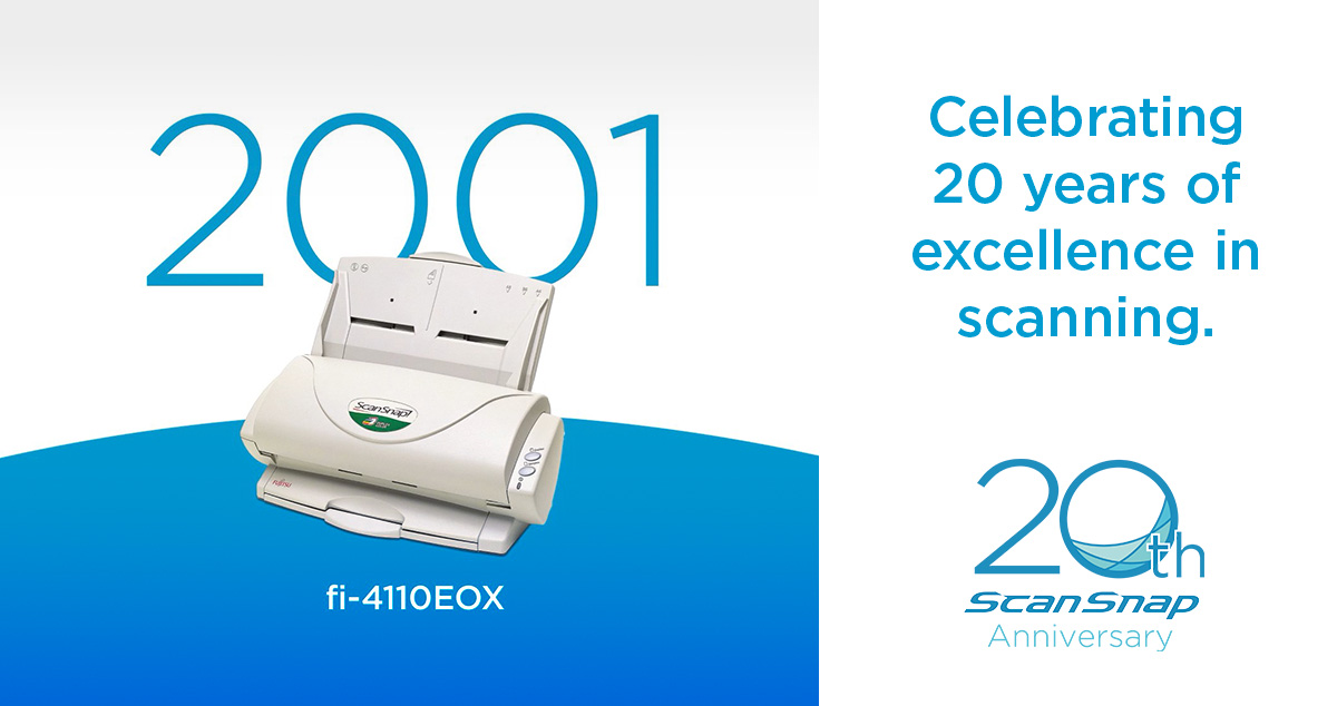 ScanSnap US on Twitter: "20 years ago, our first model introduced