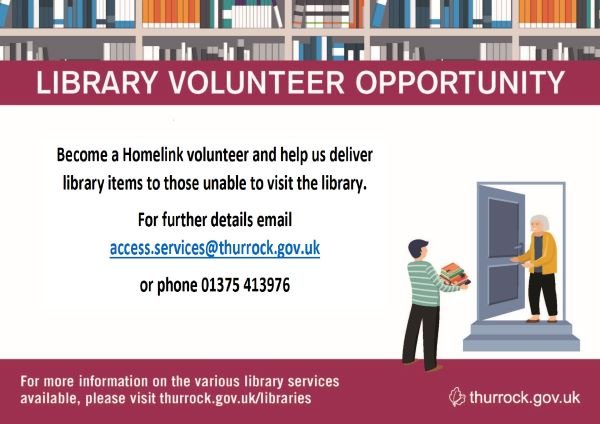 thurrocklibrary's tweet image. @Thurrockcvs @ThurrockCarers #homelibraryservice