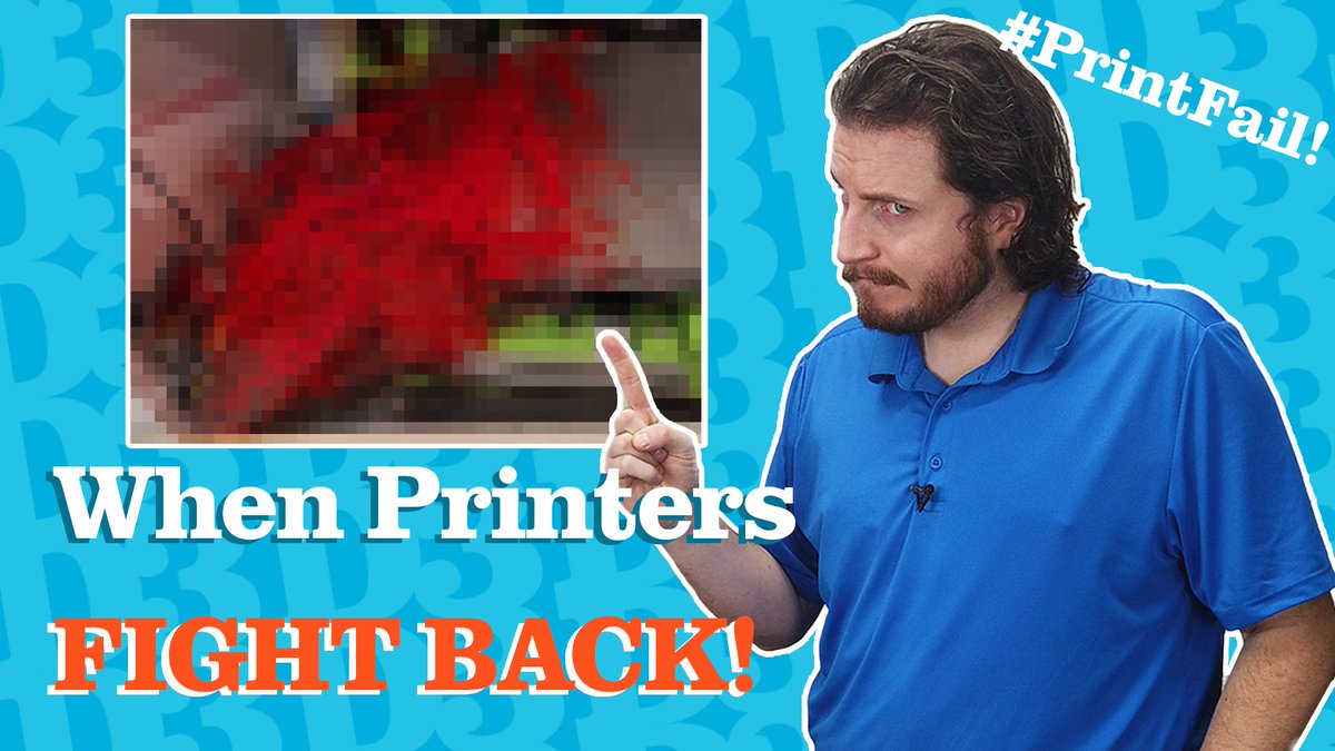 3D_Musketeers's tweet image. It’s time for #PrintFailFriday! Haven’t been featured yet? Then start using #PrintFail! Side note: please don’t use pure white filament…this video explains why!
Link here: youtu.be/o_84-J4G-sM