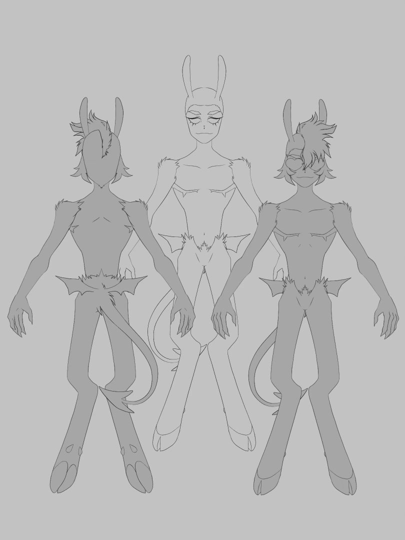 impish_bard's tweet photo. ⚡️Some of my early concept sketches⚡️#vtuber #conceptart #newvtuber https://t.co/hd35TXJGPZ