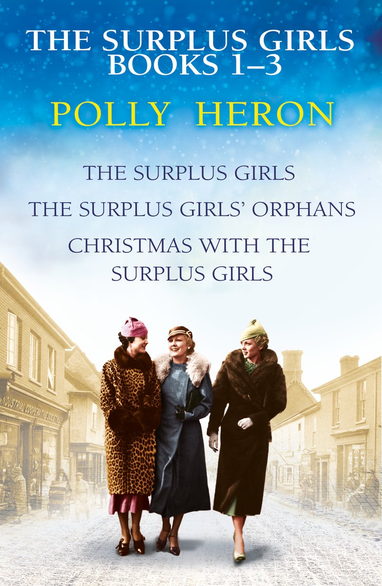 This #sagasaturday, I'm proud to show you the beautiful cover of #TheSurplusGirls 3 books in 1 volume on #Kindle. amazon.co.uk/gp/product/B09… 1920s saga series about young women striving for independence after the Great War #amreadingromance #historicalfiction #romancebooks  #histfic