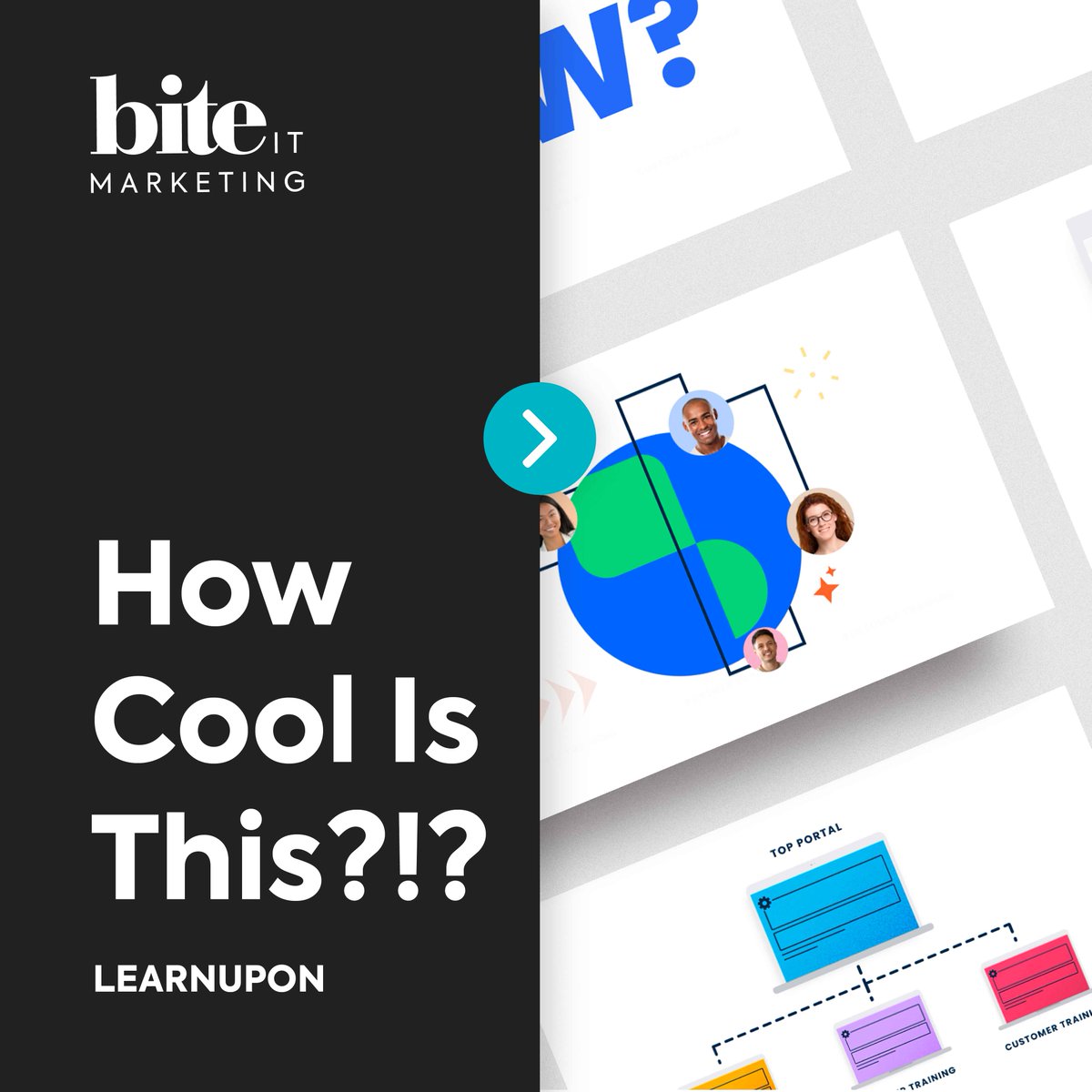 biteitmarketing's tweet image. In today’s hybrid world, the way you support your team is more important than ever. Checkout this awesome motion animation we made to highlight how LearnUpon makes it quick and easy to create and deliver training. ow.ly/x2Om50HuWj0  #motionanimation #marketingwithbite