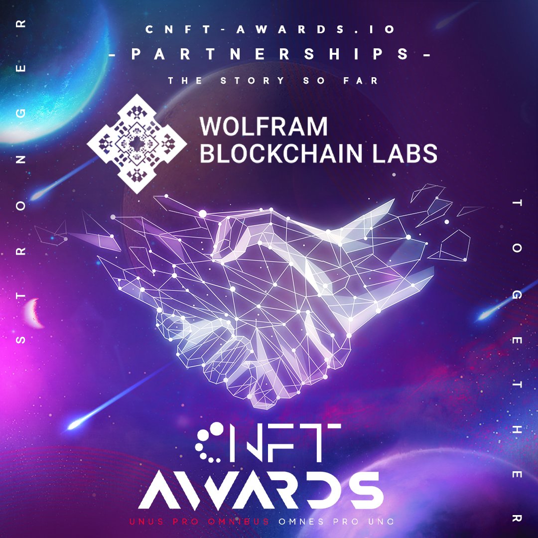 Wolfram Blockchain Labs is proud to be partnered with @theCNFTawards and  the entire @Cardano community in awarding the 