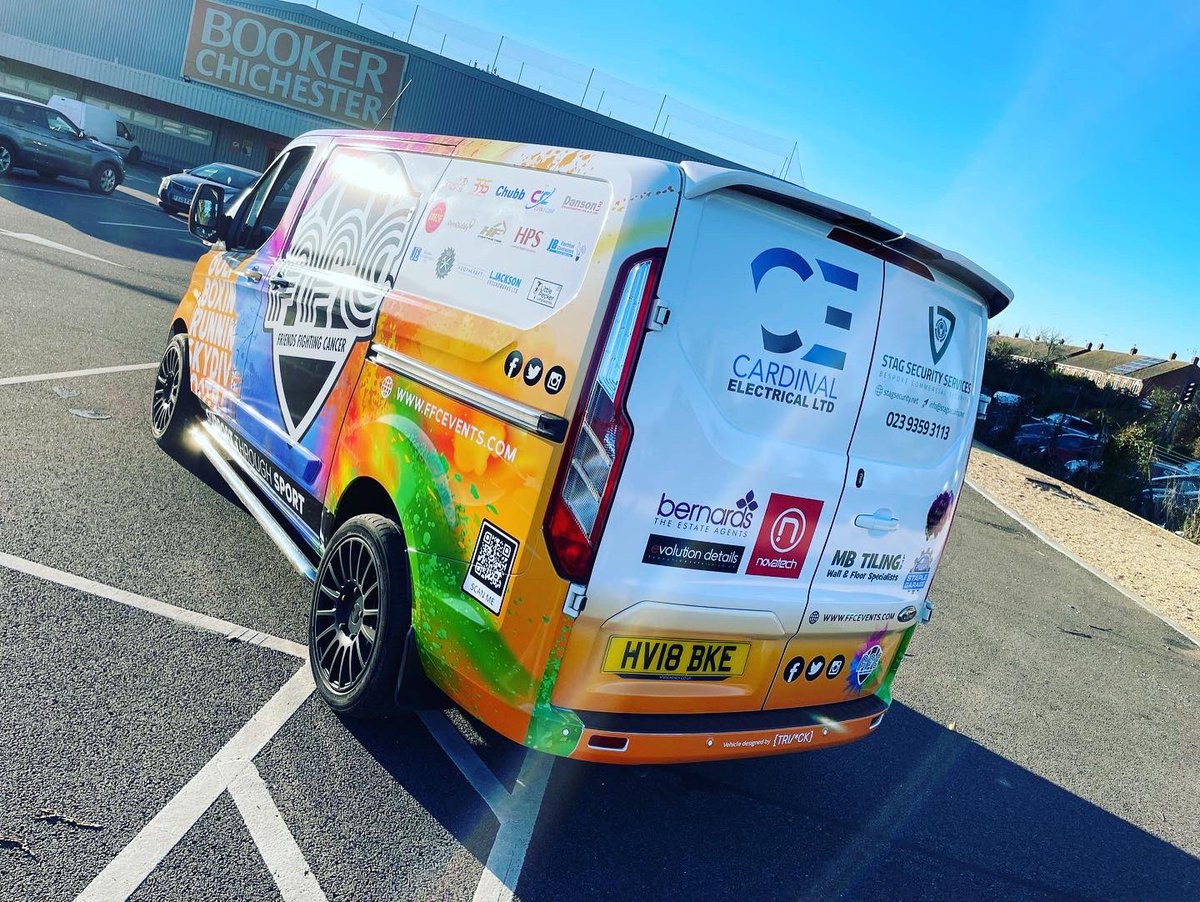 FFCevents's tweet photo. Give us a toot 🙌🏻 new van design finally completed 🔥🧡 https://t.co/6809km6s78