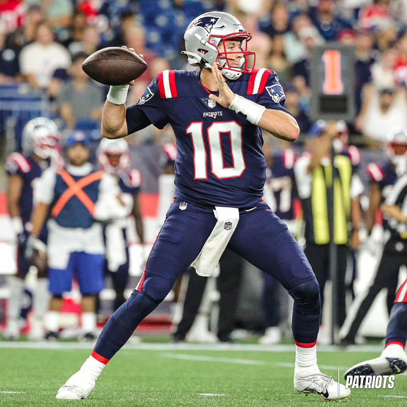 Patriots's tweet photo. .@MacJones_10 is nominated for @pepsi Zero Sugar Rookie of the Year!

Tweet #PepsiROY + Mac Jones to vote: https://t.co/0tVEYD7BXf