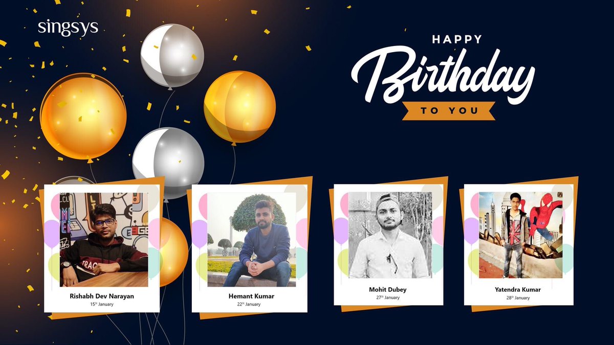 May the coming years add wisdom, warmth, and success to your life. May the smile on your face stay forever like this. Wishing you all a very happy bday !!!! 😍🥳🎉🤩🥳

#Bday_wishes #celebrations #bdayBash #memories #GiftsandMovies #cakeandcandles #SINGSYS