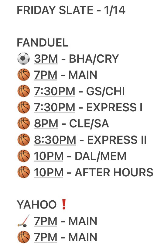 TheFD_Prophet's tweet photo. Today’s Slate 👇👇

The only question is whether it’ll be FREE or not. 24 more likes to go..... https://t.co/REZJGwmHrg
