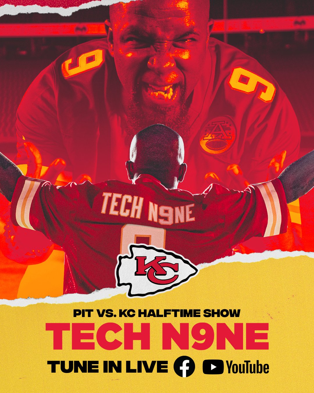 Kansas City Chiefs on X: 'See you Sunday, @TechN9ne 