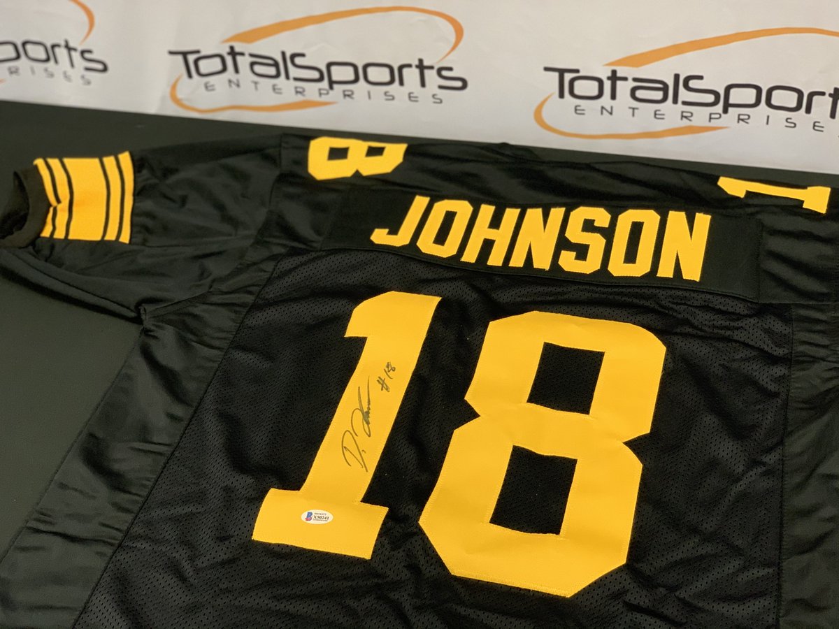 Total Sports Enterprises (@totalsportsent) on Twitter photo If <a href="/Juiceup__3/">Diontae Johnson</a> scores a touchdown AND the Steelers win tonight, we'll give a Diontae Johnson autographed jersey to someone who retweets this tweet and follows us! If <a href="/Juiceup__3/">Diontae Johnson</a> scores a touchdown AND the Steelers win tonight, we'll give a Diontae Johnson autographed jersey to someone who retweets this tweet and follows us!