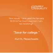 family_equality's tweet photo. @SenWarren @SenMarkey PLEASE vote to continue the expanded, refundable #ChildTaxCredit for Massachusetts families! https://t.co/huLcfTaaZr