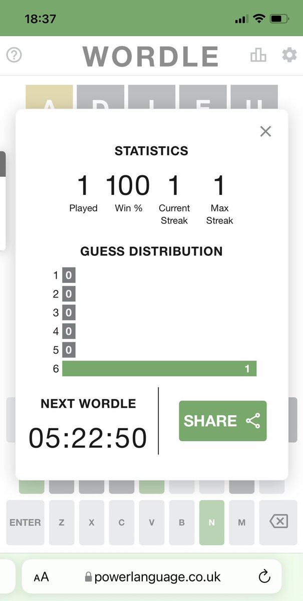 And so it begins #Wordle