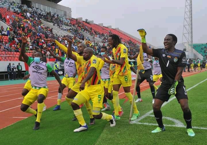 Zimbabwe dancing it's way out of AFCON #MALZIM