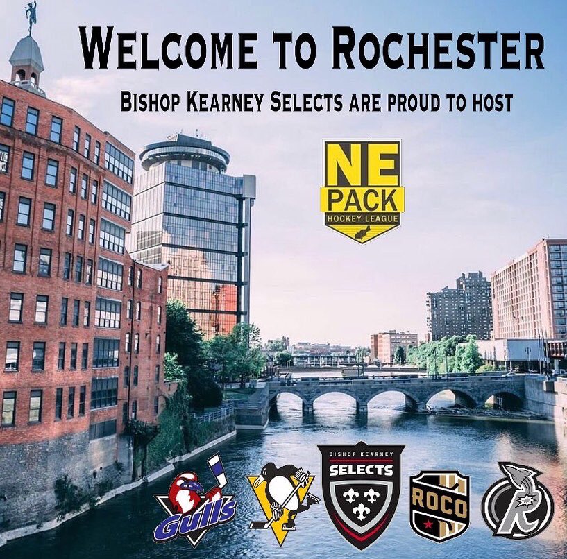 BKSelectsboys's tweet photo. We are very excited to host the Northeast Pack here in Rochester, NY this weekend!! This weekends schedule here⦠if you are in town we will see you over at @rochesterice !! #rochester #nepack #bkselects https://t.co/GW62HQz2j4