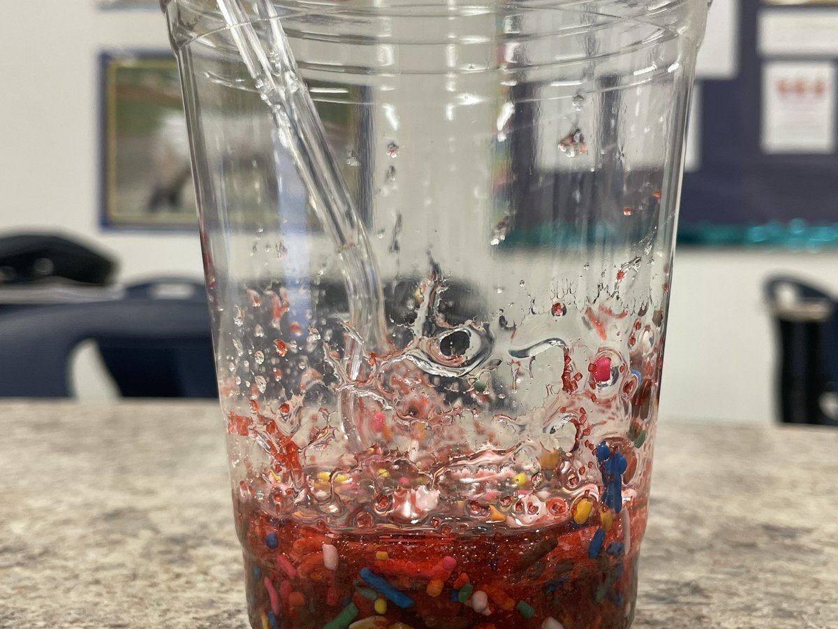 MRobsAg's tweet photo. Edible Blood Lab Day in Livestock Production!  Livestock Production has been learning anatomy and physiology of livestock. While discussing the circulatory system, we learned about the components of blood. #ag #handsonlearning #livestockproduction #LCHSag https://t.co/HPwT6jaY0n