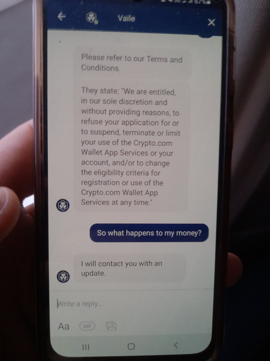 Be warned the company <a href="/cryptocom/">Crypto.com</a> is a scam 

You will lose your money 

#scam #crypto #crypto #com