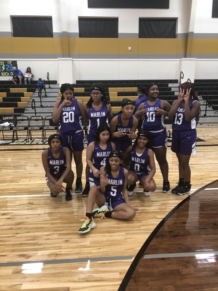 The Marlin Middle School Girls’ Basketball team remains undefeated.