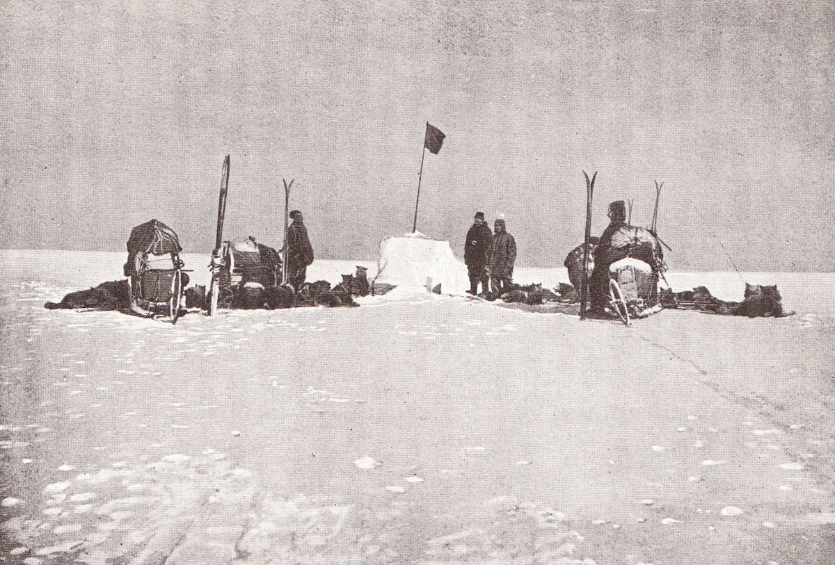 On this day in 1911, #RoaldAmundsen's South Pole expedition made landfall on the eastern edge of the #RossIceShelf. #OTD #FBF