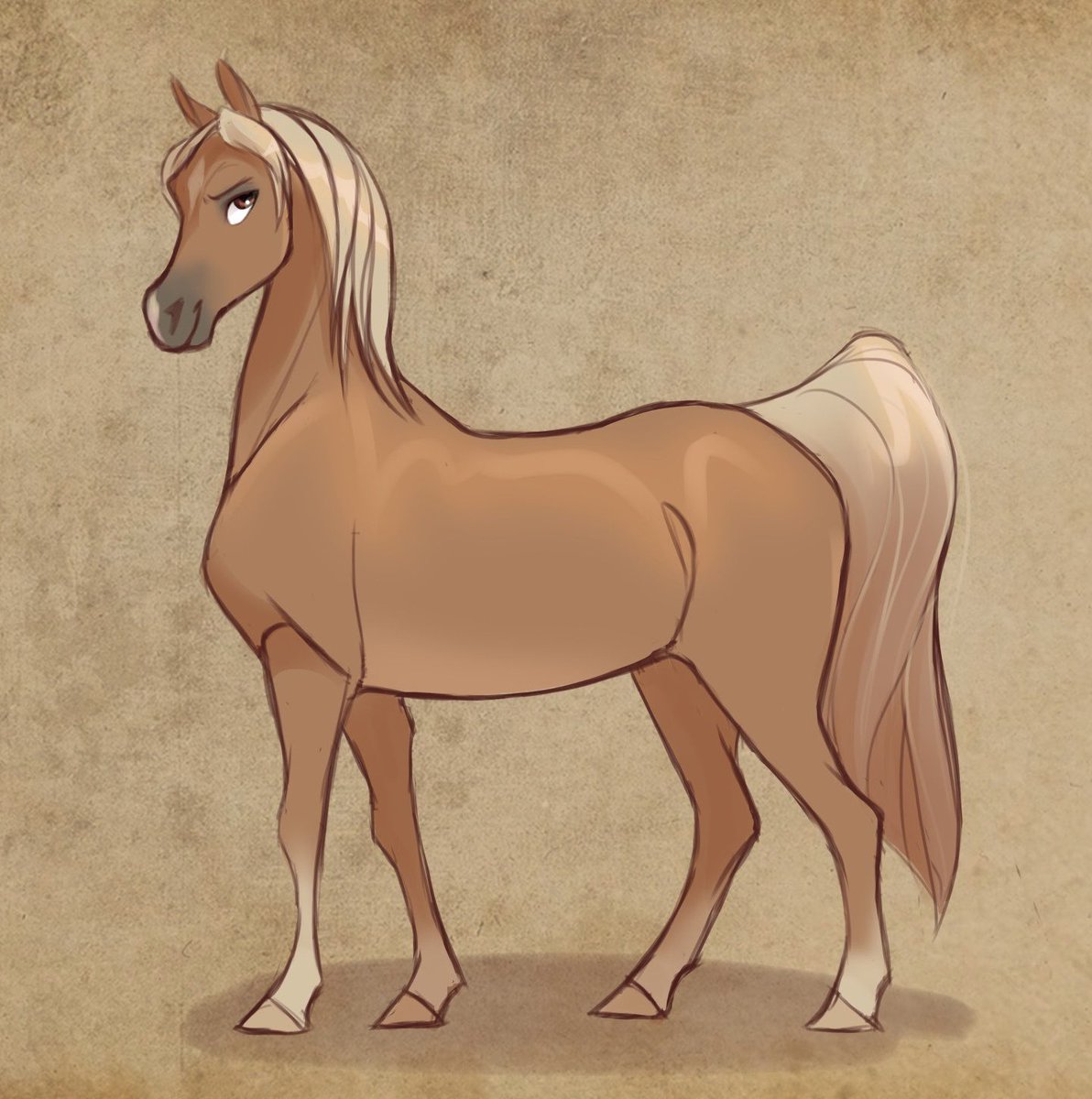 Beautiful Horse!!! Unknown Artist., image size:1192x1200