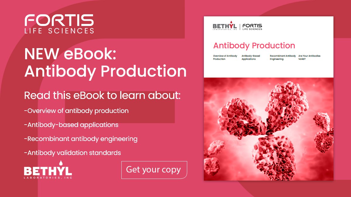 Do you know how antibodies are produced? Ever wondered what drives antibody reproducibility? Find answers in our NEW eBook “Antibody Production": ow.ly/kwRX50HsWF7

#antibody #technology #reproducibility #antibodies #innovation #antibodydiscovery #immunoassays   #immunology