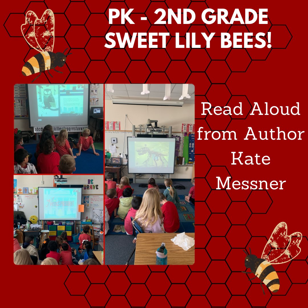 LBClaytonFWISD's tweet photo. Such a great day at Sweet Lily B with @KateMessner Thank you Lily B PTA for this wonderful experience! PK - 2nd graders enjoyed this very much! #katemessner #virtualreadaloud #weloveourPTA @jillbalzer @APMontoyaFWISD @LBClaytonFWISD @FortWorthISD https://t.co/6oICIhLq7b