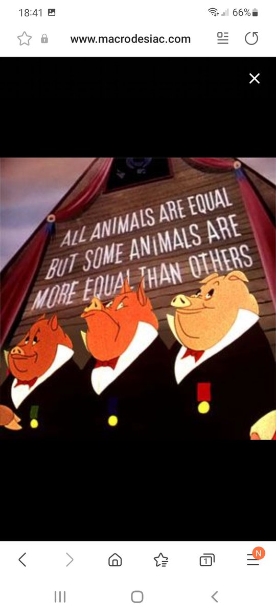 I think this quote from George Orwell's "Animal Farm" sums up the current situation, regarding parties in lockdown!