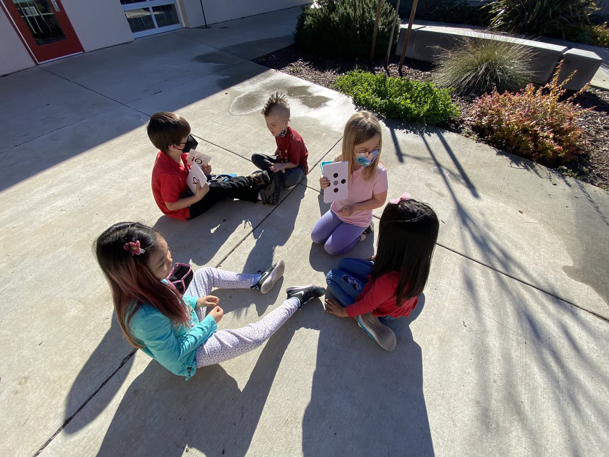 kijonesjags's tweet photo. Great day for some outside math centers in @MsCardoza’s first grade class @kijonesjags Number lines, making “doubles”, and some serious subitizing going on in the CA sunshine! #smartjags #goodthinking @kristanichols09 @MsRodgers20 @mi_dillman @schultz87 https://t.co/W0sR0bgMVz