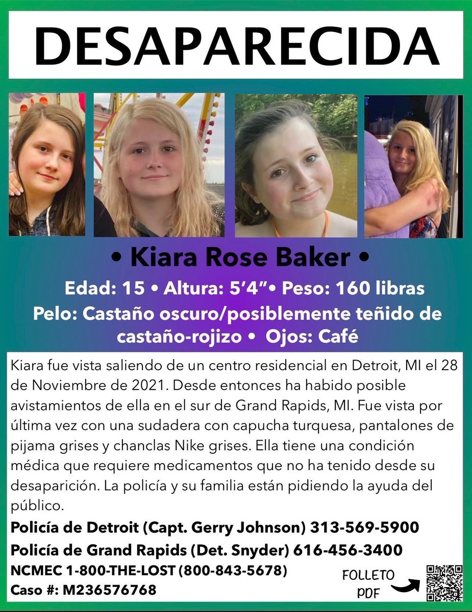 Chloe_DXM's tweet photo. We have reason to believe #KiaraBaker may be in the Mansfield/Columbus Ohio area. There is still a possibility she is in Grand Rapids Michigan, but we also want to target Ohio now. Please share! @Aprillynnbaker1 @Hockj455 @CantDebateThis https://t.co/uHnH7FmrEX
