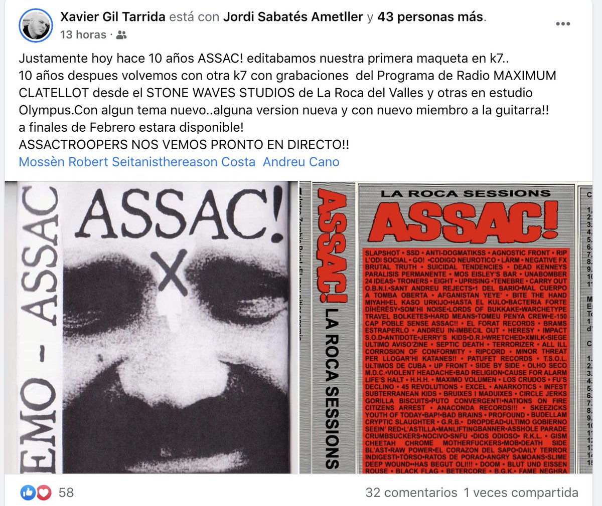 maximclatellot's tweet photo. Grupassos que passen pel Màximum i aprofiten per treure les cantiroles que hi han gravat en un xurrinós K7.
Grandiosos ASSAC.
#ASSAC #LaCanallaDiràLaSeva https://t.co/Lf5RPKqpUB