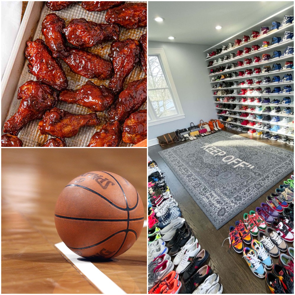 umarvahidy's tweet photo. 3 of my favourite things, chicken wings, basketball and sneakers #ccom315 #315photointro https://t.co/0EdXhUHVuK