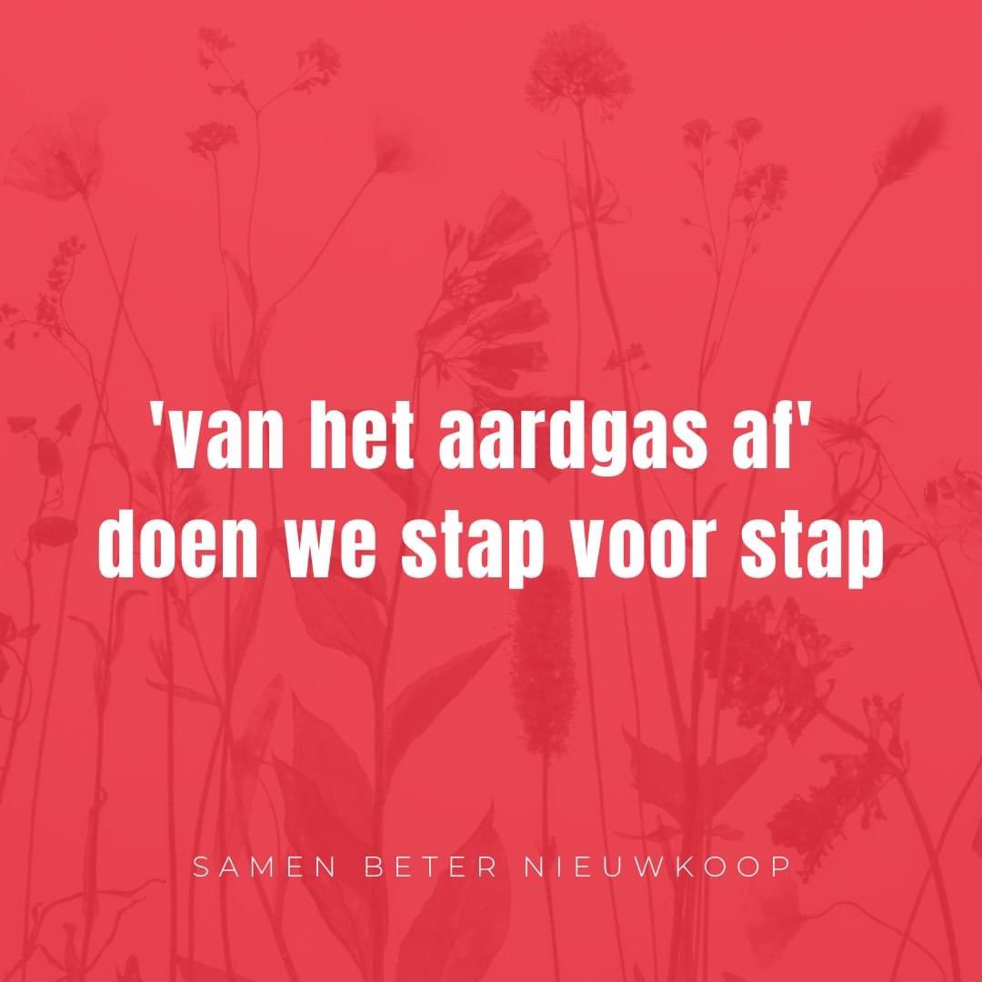 Voor Samen Beter moet van het gas af gaan stap voor stap gaan. Onze inwoners staan centraal. Betaalbaar en haalbaar! samenbeternieuwkoop.nl/sbn-actueel/16…