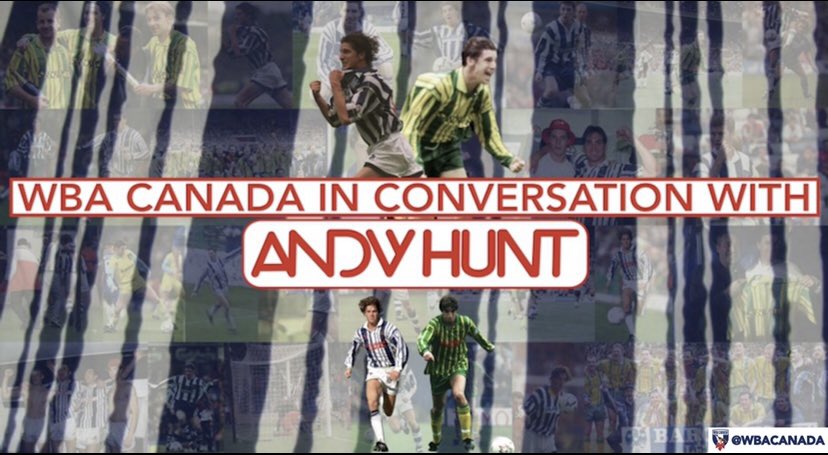 wbacanada's tweet photo. WBA Canada in Conversation with Andy Hunt is out now!
Drop your favourite Andy Hunt memory in the comments below!⬇️
Special thanks goes out to @wbartyinspired for the excellent name graphic that was inspired by the famous Sandwell sponsor.
#wbacanada #wba #WBA #AndyHunt https://t.co/gRNtAoaHMT