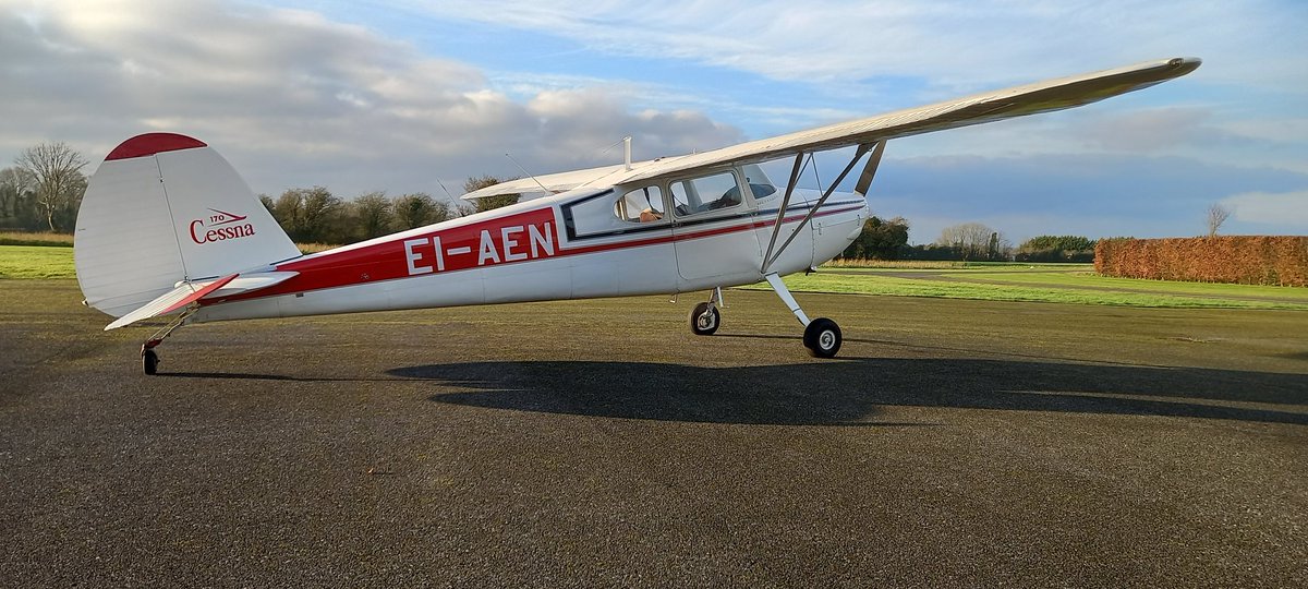 technerdian's tweet image. After 2 years of work she's finally ready.
Test Flight tomorrow!
#cessna170 #avgeeks