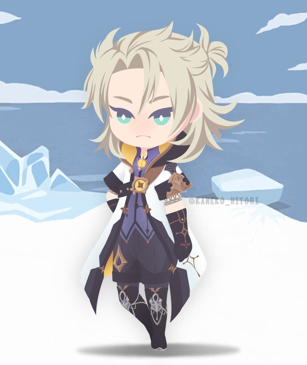 Никакой смысловой нагрузки, просто Альбедо в рисовке твисты. #albedo #genshinimpact × #twistedwonderland