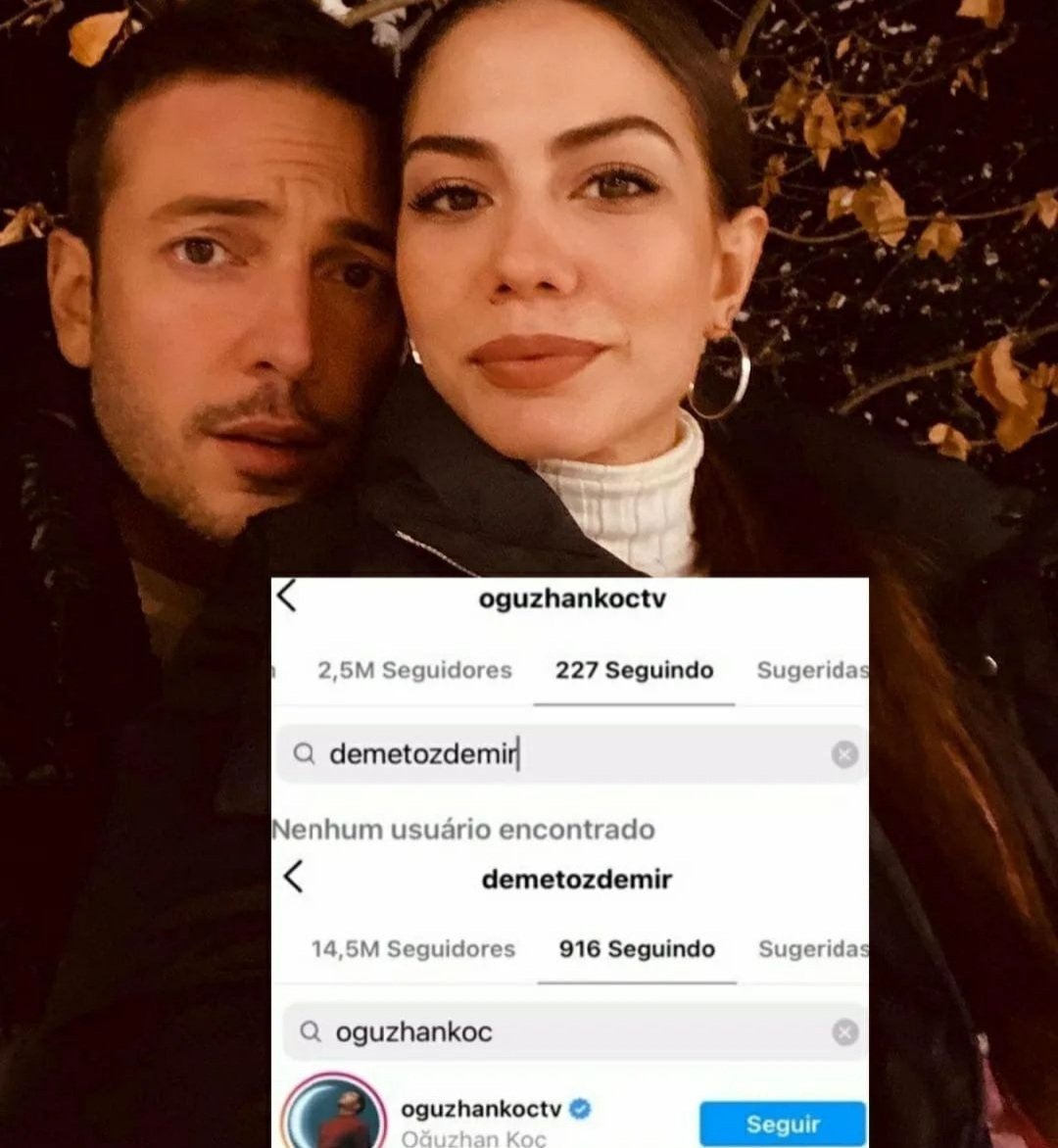 Oğuzhan deixou de seguir a demet no insta. 
#demetoezdemir Que nunca percas esse teu sorriso e sejas muito feliz <a href="/dmtzdmr/">Demet Özdemir</a> ❤❤ És linda🧿