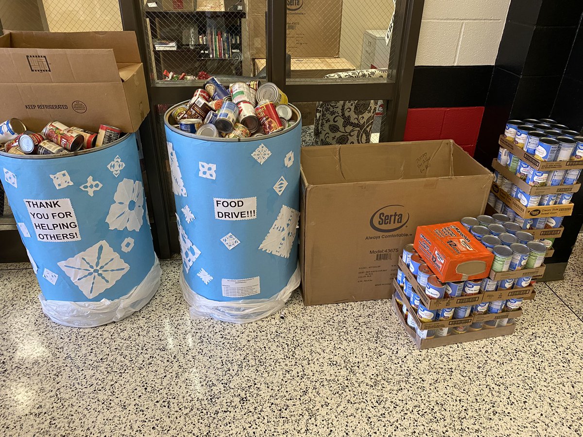 Our students <a href="/rches_pirates/">Ray Childers Elem.</a> are bringing in lots of cans for the “Souperintendents Souper Bowl”. Our first week total is 733. #ignitelearningBCPS