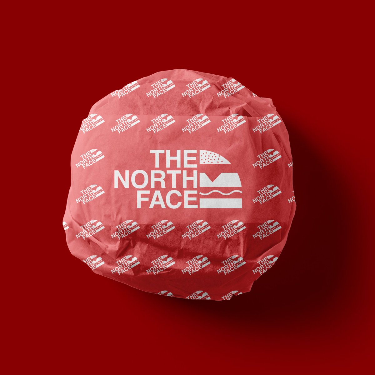 NoorGhatas's tweet photo. Ever wondered how "the north face" brand would look like if it was a burger joint? 

me either but I still did it anyway to see how it would turn out https://t.co/0YnAvWO8Sg