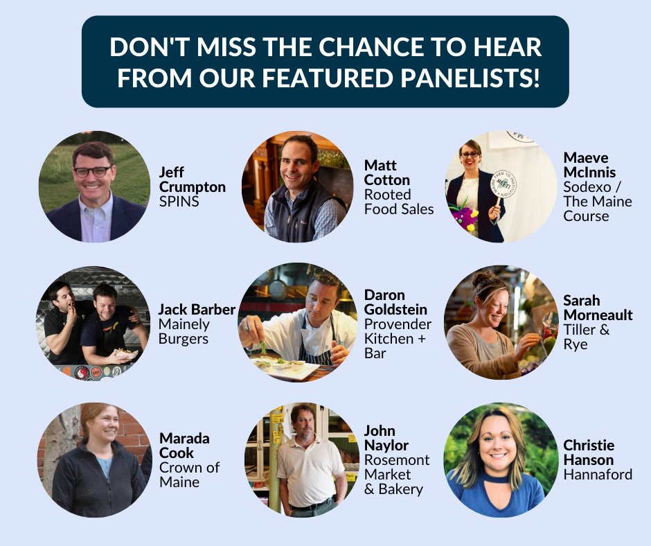 Are you a Maine food or beverage producer? Join us for this 3-part series on the changing Foodservice and Retail Industry landscape and what it means for your business.  The first session is coming right up on Tuesday, January 18th. Register HERE: bit.ly/31XLov0