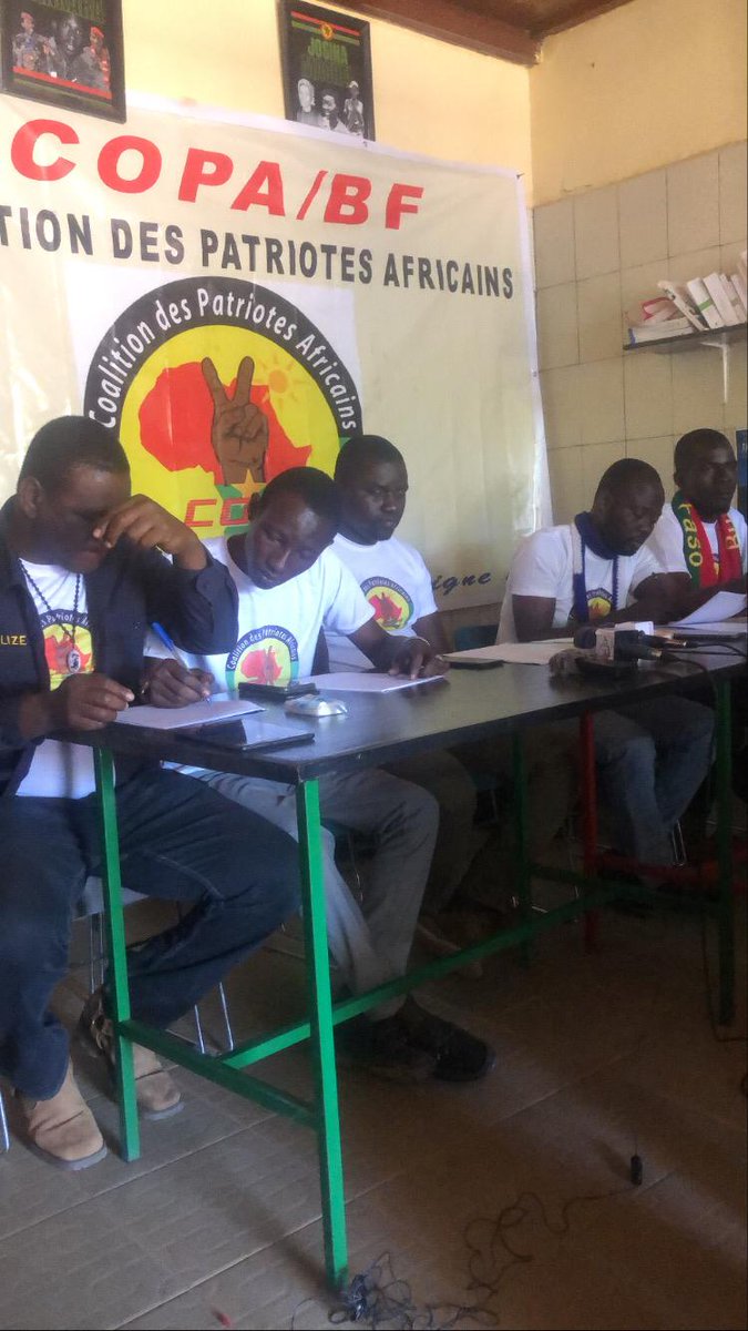 AAPRP's tweet photo. 13 Jan forum on the situation in Mali with the Coalition of Patriots of Africa - Burkina Faso (COPA BF) at the Sankara Center in Ouagadougou. The ppl of Burkina and Mali have a long history well before the colonial borders. Regional impact of the situation in Mali is massive https://t.co/V4oi10fD5n