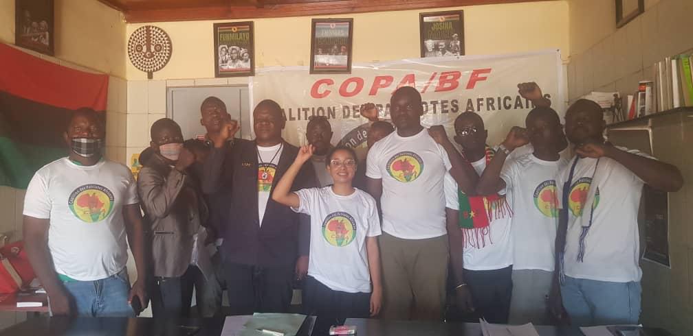 AAPRP's tweet photo. 13 Jan forum on the situation in Mali with the Coalition of Patriots of Africa - Burkina Faso (COPA BF) at the Sankara Center in Ouagadougou. The ppl of Burkina and Mali have a long history well before the colonial borders. Regional impact of the situation in Mali is massive https://t.co/V4oi10fD5n
