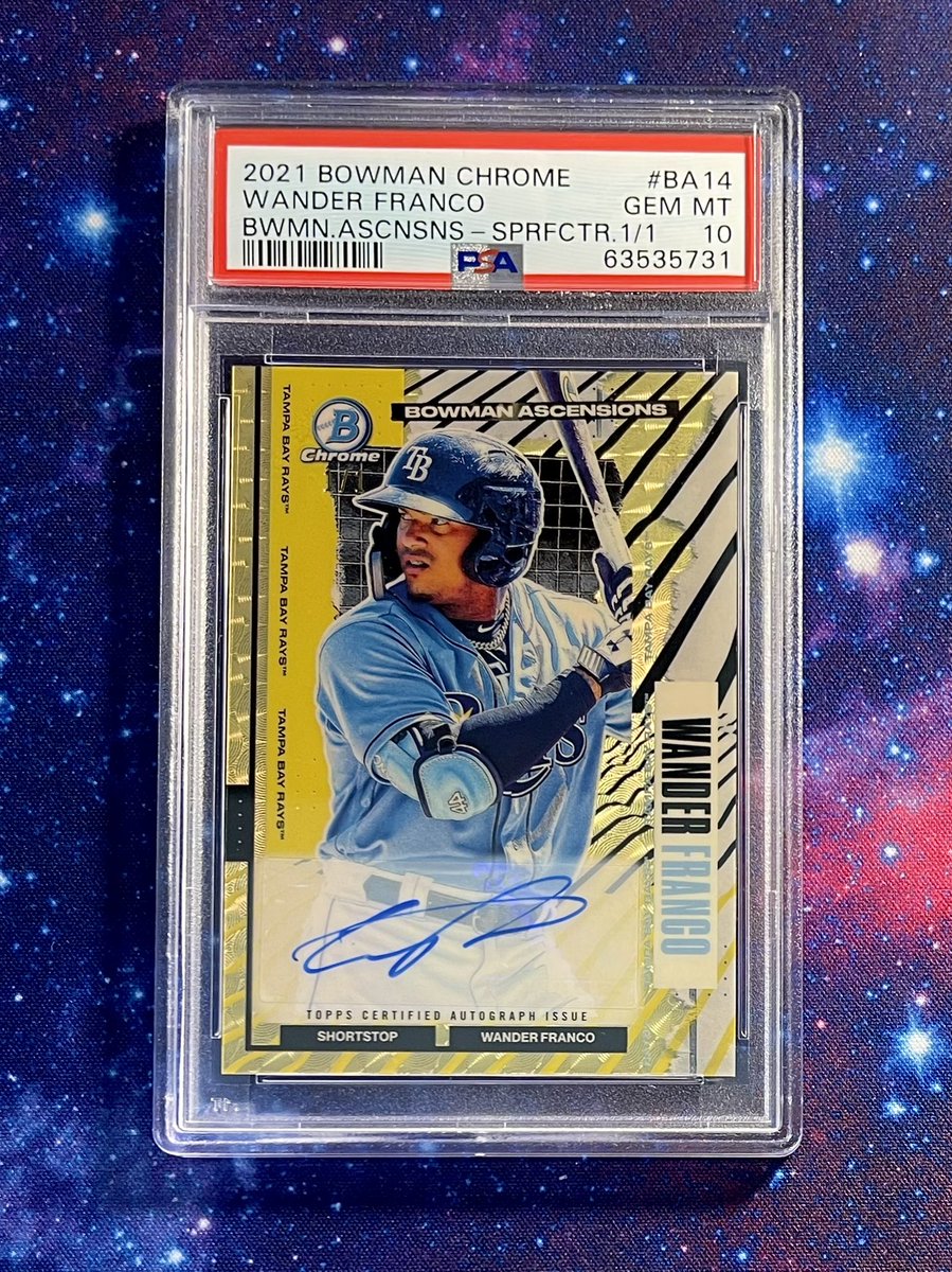 Wander Franco 1/1 Superfractor Prospect Auto PSA 10 

Asking 10k OBO 

Will potentially look at some trades as well.